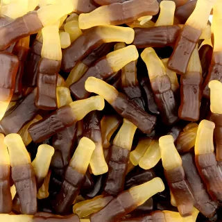 Bottiglie di cola lisce