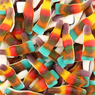 Bottiglie lisce multicolori