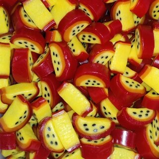 Fetta di frutto della passione