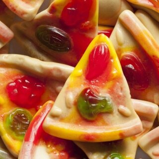 Fetta di pizza alla gelatina