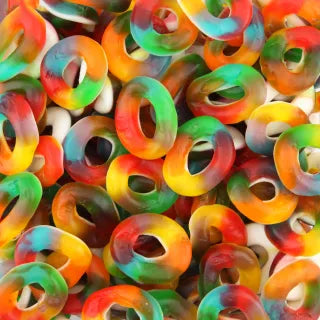 Anelli lisci multicolori