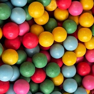 palline di gomma da masticare da 14 mm
