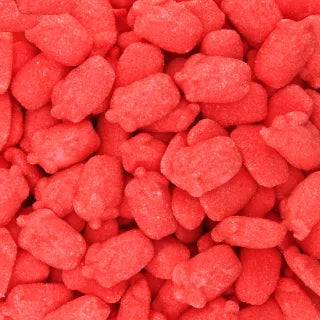Fragole rosse montate e ariose